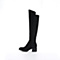 15MINS/15分钟冬季专柜同款黑色植绒布/弹力布女靴UMG35DC5