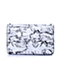 百丽旗下15MINS/15分钟2016春专柜同步款黑白印花人造革单肩包X0604AX6