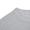 MOUSSY 专柜同款 女款灰白色圆领编织衫0106S370-0320