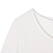 MOUSSY 专柜同款 女款白色内层雪纺针织衫0106SA80-1790