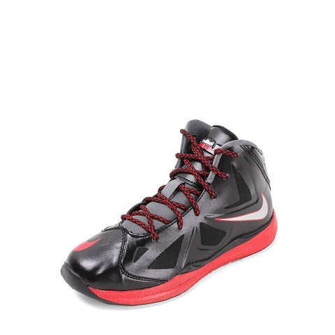 NIKE耐克童鞋冬季LEBRON X BP黑色合成革男小童篮球鞋543565-001