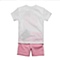NIKE耐克童装夏季白色婴童系列针织热身套服533630-101
