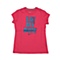 NIKE耐克童装夏季女童粉色短袖针织衫533520-631