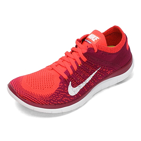 NIKE耐克 女子WMNS NIKE FREE 4.0 FLYKNIT跑步鞋631050-616