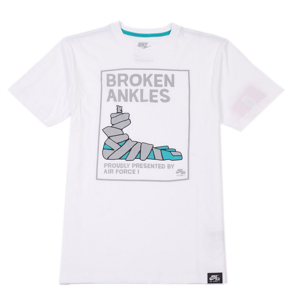 nike耐克 2014年新款男子as af1 broken ankles teet恤611347-100