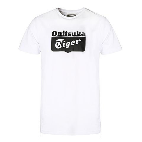 Onitsuka Tiger鬼冢虎 中性LOGO短袖T恤OKT130-0190