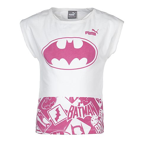 PUMA彪马女小-大童Batman蝙蝠侠系列STYLE Batman Tee g短袖T恤59072002