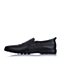 Senda/森达夏季专柜同款黑色牛皮打孔透气商务休闲男单鞋1CC12BS4