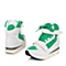 Senda/森达米白牛绒/绿色绒布女低靴秋季WY183CD4运动休闲型时尚潮流女鞋