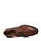 Senda/森达春季专柜同款棕色时尚商务舒适打蜡牛皮男单鞋1DX09AM5