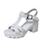 Senda/森达夏季专柜同款白色牛皮女凉鞋E3K02BL5 专柜1