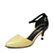 Senda/森达春季专柜同款黄色羊皮女凉鞋I3F22AK5 专柜1