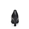 Senda/森达秋季专柜同款黑色软牛皮女单鞋J3J22CM5