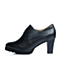 Senda/森达秋季专柜同款黑色软牛皮女单鞋K3C20CM5