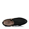 Senda/森达秋季专柜同款黑色牛磨砂皮女单鞋3QC15CM5