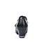 Senda/森达秋季专柜同款黑色软牛皮女单鞋J3Q24CM5