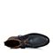 SENDA/森达冬季专柜同款蓝色牛皮男皮靴GZ131DD5