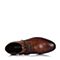 SENDA/森达冬季专柜同款棕色牛皮男皮靴GT145DD5