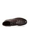 SENDA/森达冬季专柜同款棕色打蜡牛皮男皮靴(绒里)HC142DD5