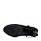 Senda/森达冬季专柜同款黑色牛皮女靴(绒里)3PC26DD5