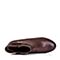 Senda/森达冬季专柜同款红色软牛皮女靴4MS41DD5