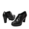 Senda/森达春季专柜同款黑色蜡牛皮女单鞋B3P04AM6 专柜1