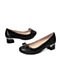 Senda/森达春季专柜同款黑色蜡羊皮女单鞋B3Q01AQ6 专柜1