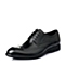 Senda/森达夏季黑色牛皮布洛克款式商务英伦风男皮鞋L3362BM6