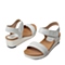 Senda/森达夏季专柜同款白色牛皮女凉鞋3SF25BL6 专柜1