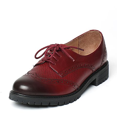 Senda/森达秋季专柜同款红色女单鞋I4K20CM6