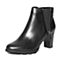 Senda/森达冬季专柜同款黑色小牛皮女靴N3B43DD6