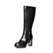 Senda/森达冬季专柜同款黑小牛皮时尚女靴N3N80DG6