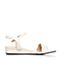 Senda/森达夏季专柜同款白软羊皮女凉鞋4GH18BL6