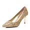 Senda/森达春季专柜同款金色格丽特女单鞋3QG22AQ6