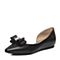 Senda/森达春季专柜同款黑色孟加拉小牛皮女鞋B4D04AK7