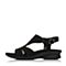 Senda/森达夏季专柜同款舒适休闲女坡跟凉鞋G3G05BL7