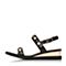 Senda/森达夏季专柜同款时尚休闲女坡跟凉鞋G3K02BL7