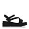 Senda/森达夏季专柜同款时尚甜美休闲坡跟女高跟凉鞋3SI36BL7