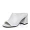 Senda/森达夏季专柜同款时尚休闲粗跟女拖鞋穆勒鞋3SU26BT7
