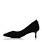 Senda/森达秋季专柜同款时尚优雅气质小猫跟女浅口鞋3CZ20CQ7