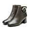 Senda/森达冬季新款专柜同款时尚优雅女短靴中粗跟VBL40DD7