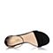 Senda/森达夏季专柜同款时尚甜美一字带女粗跟凉鞋VBU01BL7