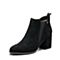 Senda/森达冬季专柜同款时尚优雅女短靴高粗跟3DU10DD7