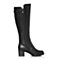 Senda/森达冬季专柜同款气质女长筒靴粗高跟3DB10DG7