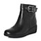 Senda/森达冬季专柜同款潮流舒适女短靴坡跟N3F41DD7