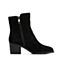 Senda/森达冬季新款专柜同款时尚休闲女短靴粗高跟VFB40DD7