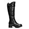 Senda/森达冬季专柜同款性感气质女长筒靴中粗跟N3D70DG7