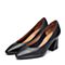 Senda/森达秋季新款专柜同款时尚知性粗高跟女单鞋VMJ03CQ8