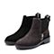 Senda/森达冬季新款专柜同款时尚街拍休闲方跟女短靴4FE01DD8