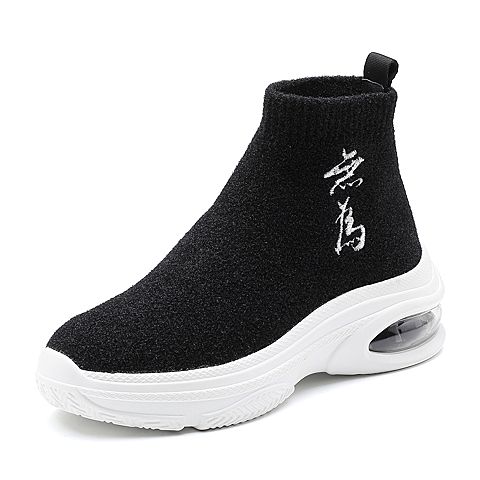 Senda/森达冬季新款专柜同款舒适运动风女休闲袜靴4FB02DD8